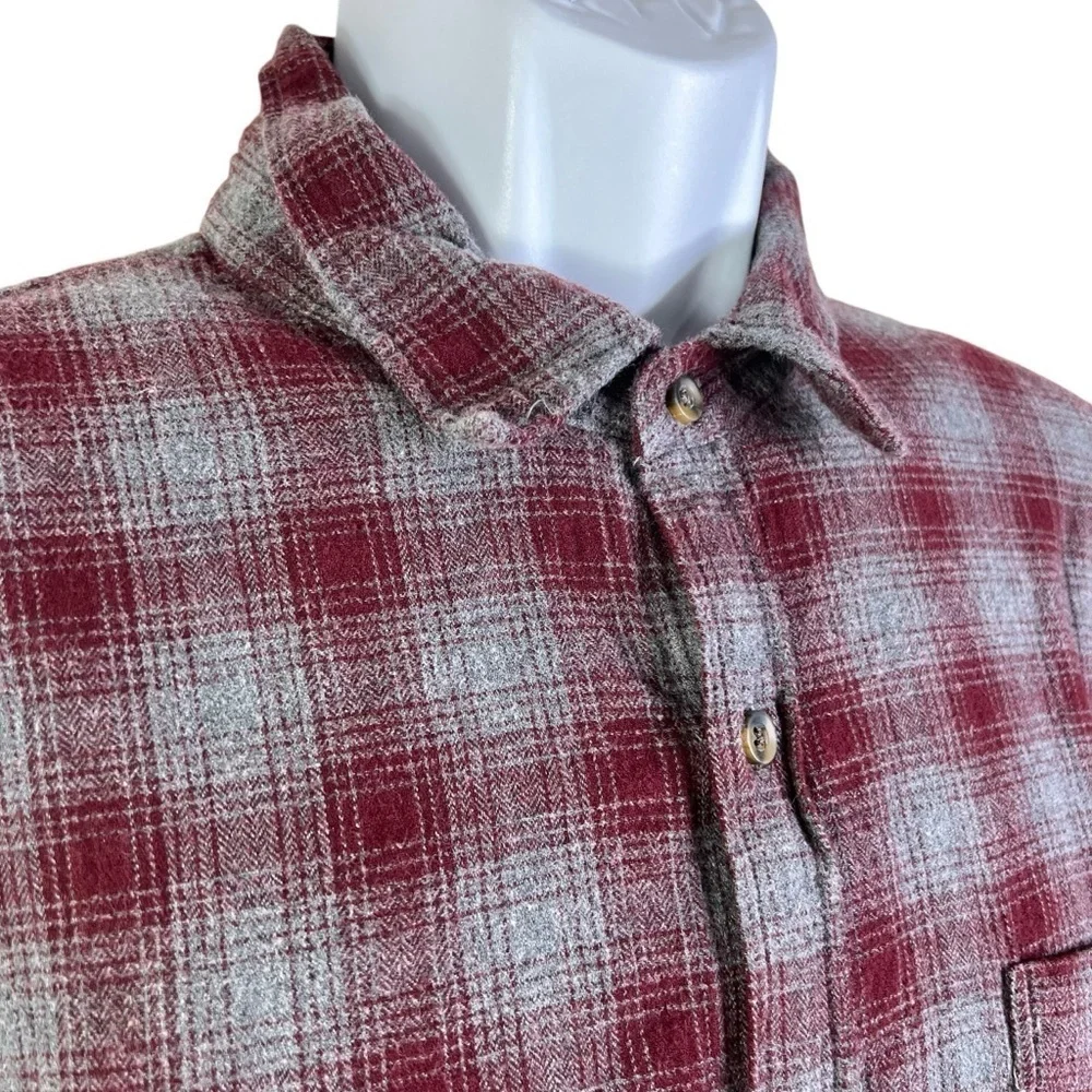 J.Crew Men’s Flannel Shirt Button Down Size XL